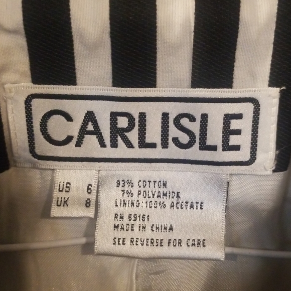 CARLISLE jacket size 6 - Picture 2 of 3